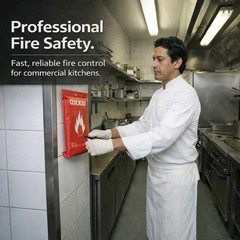 Fire Blanket Survival Cover for Kitchen – Home Safety Heat Protection for Sma…