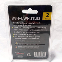 6 Loud Metal Whistles Signal Coach Referee Safety Sports Basketball New in Pkgs