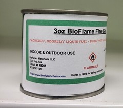 6oz BioFlame Fire Gel Fuel, Easy To Ignite, Non-Toxic