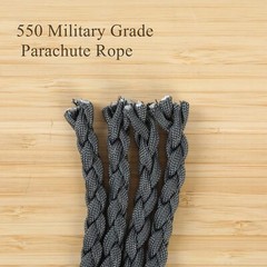 Heavy Duty Woven Umbrella Rope Neck Hanging Rope Keychain for Outdoor Survival