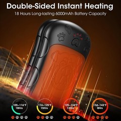Hand Warmer Electric Set of 2 6000mAH Battery Rechargeable Pocket Warmer Outdoor C623