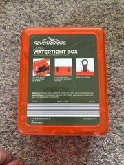 Large Watertight Box Orange Waterproof Camping Survival Gear