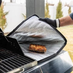 BBQ Meat Resting Blanket, 21~Layer Insulated Bag, 25 Sheets Butcher Paper