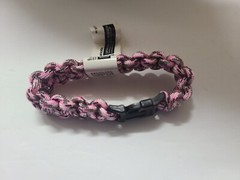 NEW lot of 8 Everbuilt 9 Inch Paracord Bracelet PINK CAMO survival bracelet