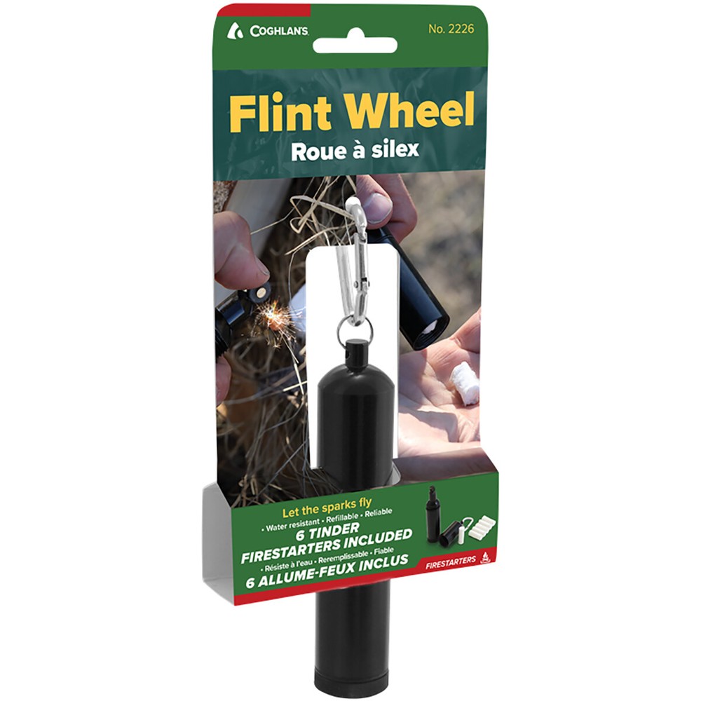 Coghlan’s Outdoor Emergency Survival Flint Wheel – Black