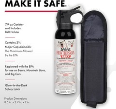 SABRE Frontiersman MAX Bear & Mountain Lion Deterrent Spray, 7.9 oz, 40 ft Range