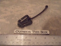 Emergency/Survival: LOT of (5) MOLLE / PALS – Elastic Clip, Black