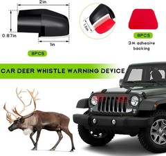 8 PCS Deer Whistles for Car, Deer Whistles Animal Warning Device to Avoid Collis