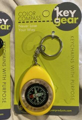 PARACORD w/ Carabiner & Compass Keychain Set by KeyGear Emergency Survival 2-pcs