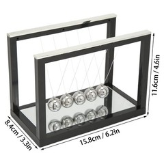Newtonian Pendulum Swing Toy Physics Science Large Newtonian Cradle Balan…