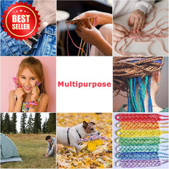 80 Pcs Paracord 550 Cord 10FT Kit Bracelet Lanyard Dog Collar DIY Craft US