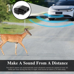 2PCS Deer Whistles for Cars, Universal Warning Devices to Prevent Collisions for