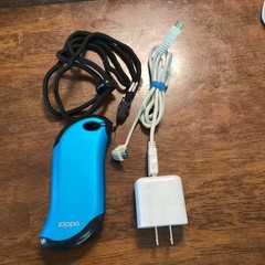 Zippo Z4A18 Rechargeable Electric Hand Warmer Power Bank Blue 113°F