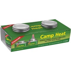 Coghlan’s Camp Heat Emergency Cooking Fuel Can (6 Pack), Recloseable 4-6 hr Burn
