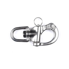 Swivel Eye Snap Shackle Quick Release Bail Rigging Sailing Boat Marine Clip