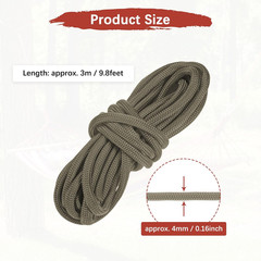 4 Mm 10FT Guyline Camping Paracord [1PCS] – Guy Lines Ultralight Thin Cord Rope