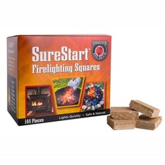 Meeco’s Red Devil 419 SureStart Firelighting Squares (Pack of 144 Pack, Buff