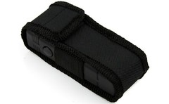 Black 801 Stun Gun High Voltage Rechargeable Flashlight for Personal Safety