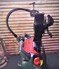 Mr. Heater «Buddy» Single Tank Wood Stove, Heat Powered Fan Mount. Custom Built.