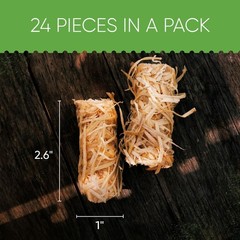 24 Waterproof Natural Wood Fire Starters – Perfect for Campfires & Grills
