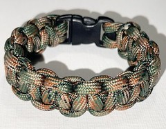 Paracord Bracelet Muti Color Camouflage Tactical Buckle Armor Hand Made Small