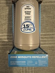 🚨THERMACELL MOSQUITO REPELLENT 15FT ZONE BONUS REFILL 0 SCENT PATIO SHIELD
