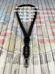 Paracord Lanyard / S/S Hex Nut Lanyard / ID Lanyard / Key Lanyard B8,C7,