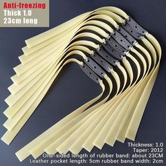 5Pcs Slingshot Hunting Flat Rubber Band High Elasticity Shooting Accessories