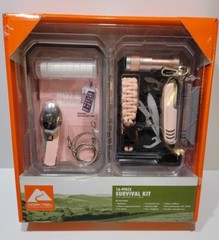 OZARK TRAIL 16 PIECE SURVIVAL KIT PINK FIRE STARTER COMMANDO SAW MORE NEW