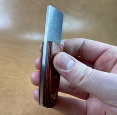 Bushcraft Striker Firesteel Scraper For Ferro Rod Carbon Steel Dymondwood Handle