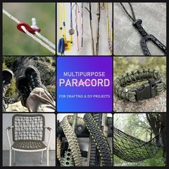 750LB Reflective Paracord Rope 100ft/500ft/1000ft – Heavy Duty Survival Camping