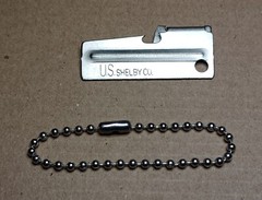 P-38 Original Military Can Opener Emergency Survival Tool with 4.5″ Chain