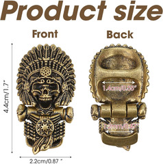 Brass Paracord Buckles Shackles, Paracord Bracelet Buckle Lock for EDC Braided R