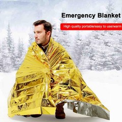 Outdoor Emergency Gold Silver Survival Blanket Waterproof Thermal Rescue