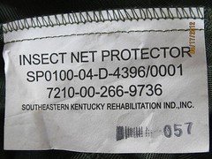 MILITARY INSECT BAR MOSQUITO NET NETTING COT COVER GREEN TENT NEW US ARMY ISSUE