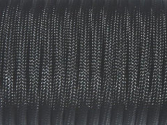 7 Strand Core 550lb Paracord Parachute Type III-100ft (Black 16#) | Cord Lanyard