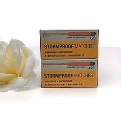 UCO Stormproof Windproof Waterproof Survival Matches 25-Pack of 2