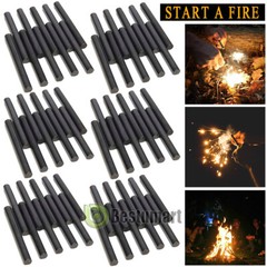 Lot Magnesium Ferro Rod Fire Starter Emergency Ferrocerium Survival Rod Camping