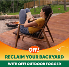 2 Pack OFF! Outdoor Insect & Mosquito Repellent Fogger, Backyard Pretreat 16 oz
