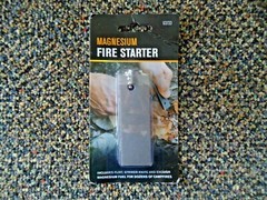 # 63733 » NIP » Magnesium Fire Starter » GREAT OUTDOORS EMERGENCY ITEM «