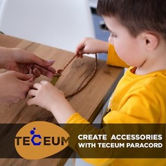 Teceum Paracord Type Iii 550 Honey Gold 200 Ft 4Mm Tactical Rope Mil-Spec