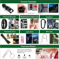 Survival Kit, 142Pcs Professional Survival Gear And Equipment With Molle Pouch