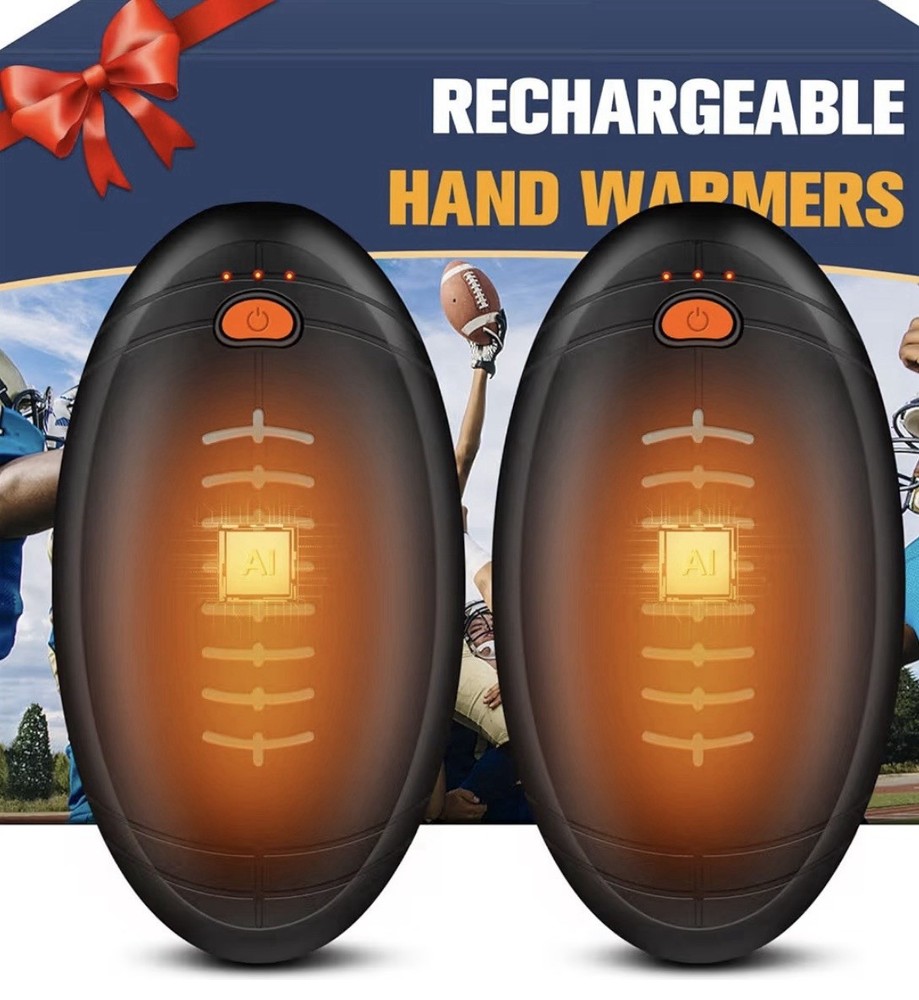 Rechargeable Electric Hand Warmers 2 Pack, Adjustable Heat, Type-C, Multi-Color