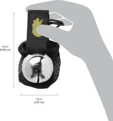 Coghlan’s Magnetic Bear Bell with Silencer – Hiking Safety One Size, Silver