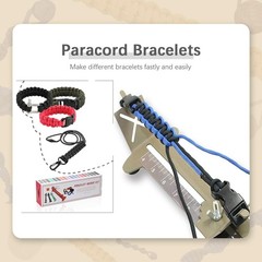 Paracord Bracelet Jig Kit – Pro Tool Kit With Marlin Spike FID Set, Adjustabl…