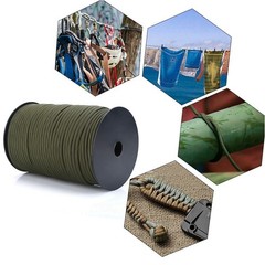550 Reflective Paracord Parachute Cord Lanyard 9 Strand Core 100m