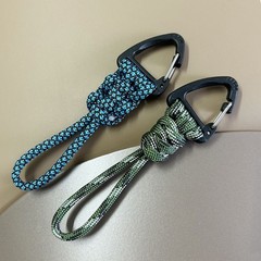 10lots Paracord Weave Handmade Keychains Lanyard Buckles Car Trinkets Key Holder