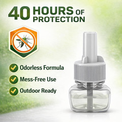 Repel Realm Zone Mosquito Refill 40 Hour Odorless Outdoor Cartridge