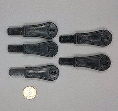 5x Rod Striker Scraper Blades Firesteel Ferro Flint Ferrocerium EDC BOB Black