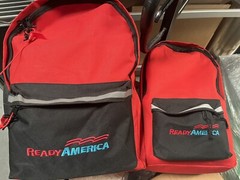 Ready America Emergency Kits QTY:2 (1 big and 1 small)